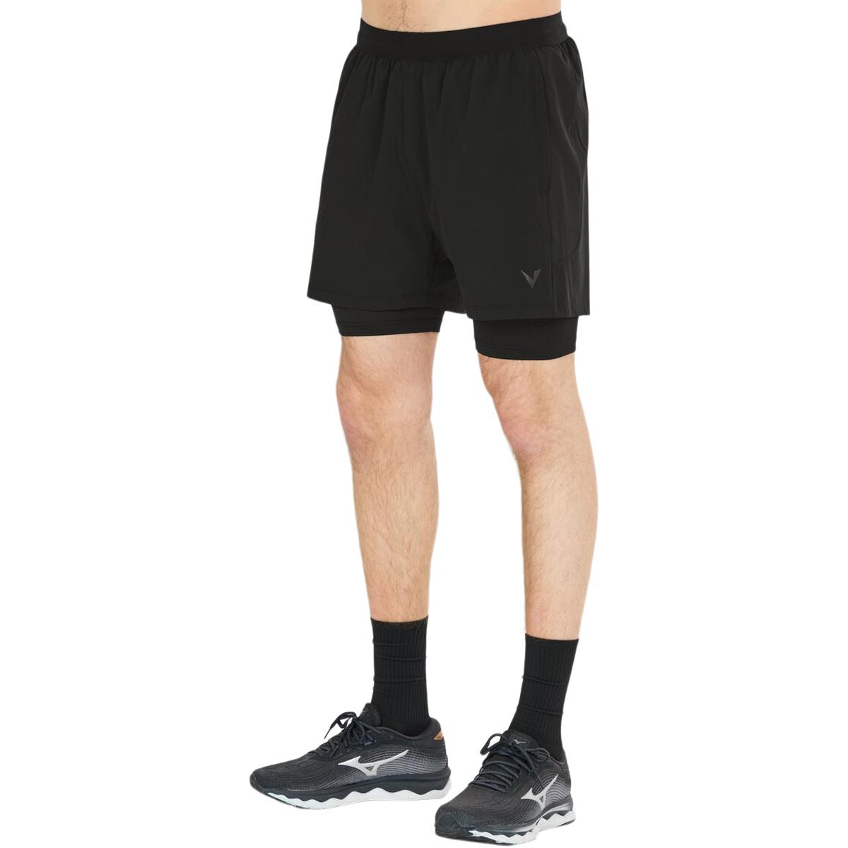 Virtus Dylan v2 2in1 Træningsshorts Herre Black