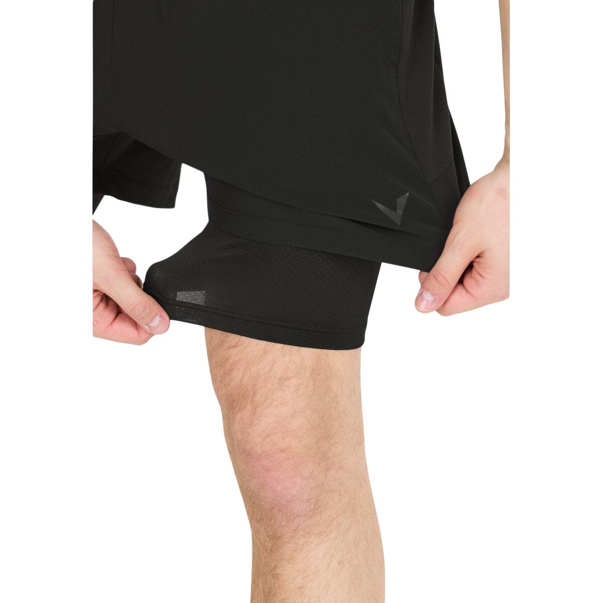 Virtus Dylan v2 2in1 Træningsshorts Herre Black