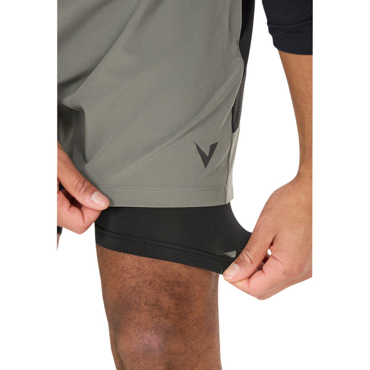 Virtus Dylan v2 2in1 Træningsshorts Herre Gunmetal