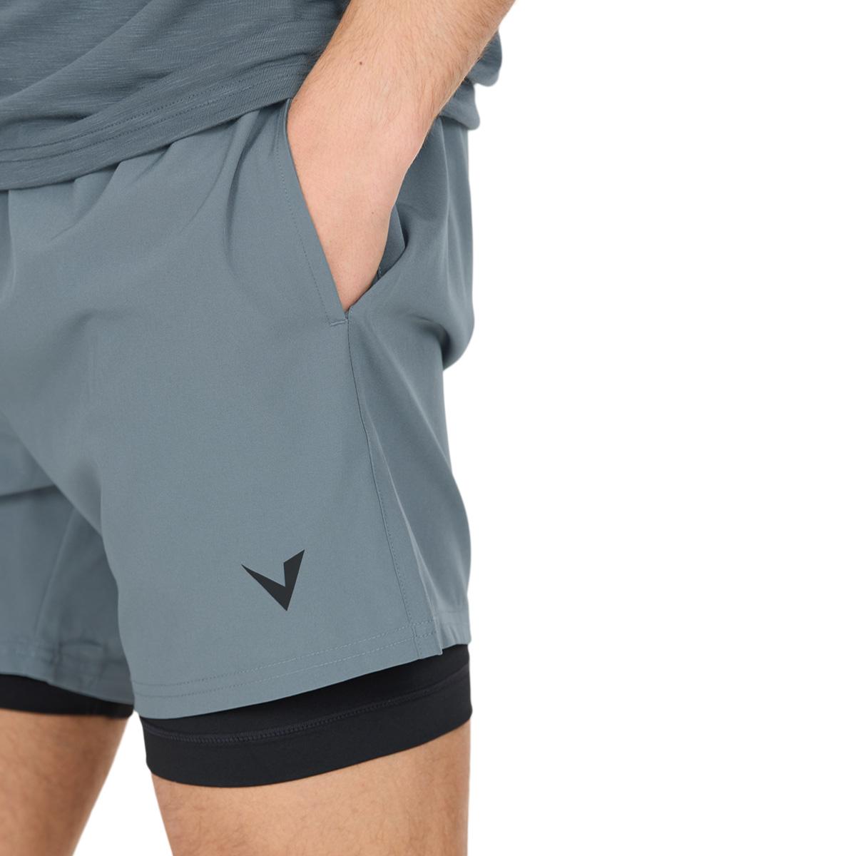 Virtus Zayne v2 2in1 Træningsshorts Herre Stormy Weather