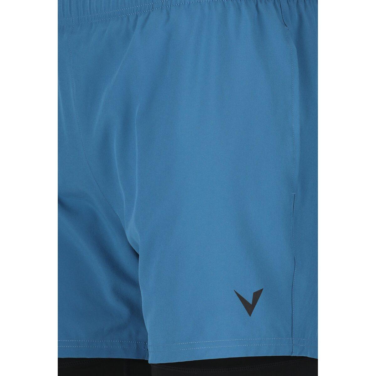 Virtus Zayne v2 2in1 Træningsshorts Herre Sea of Belize