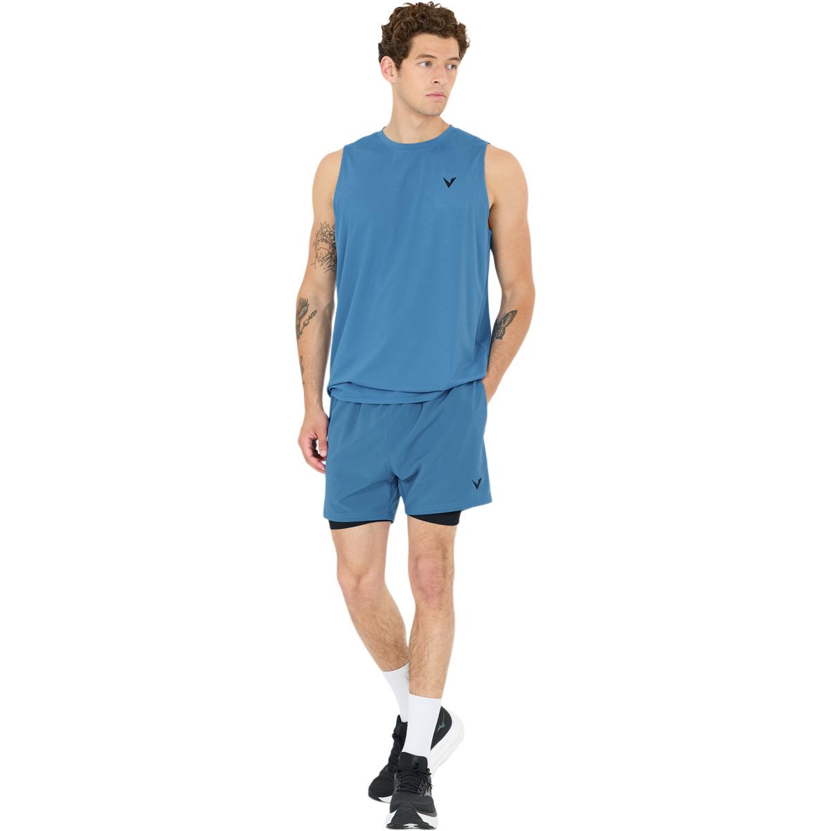 Virtus Zayne v2 2in1 Træningsshorts Herre Sea of Belize