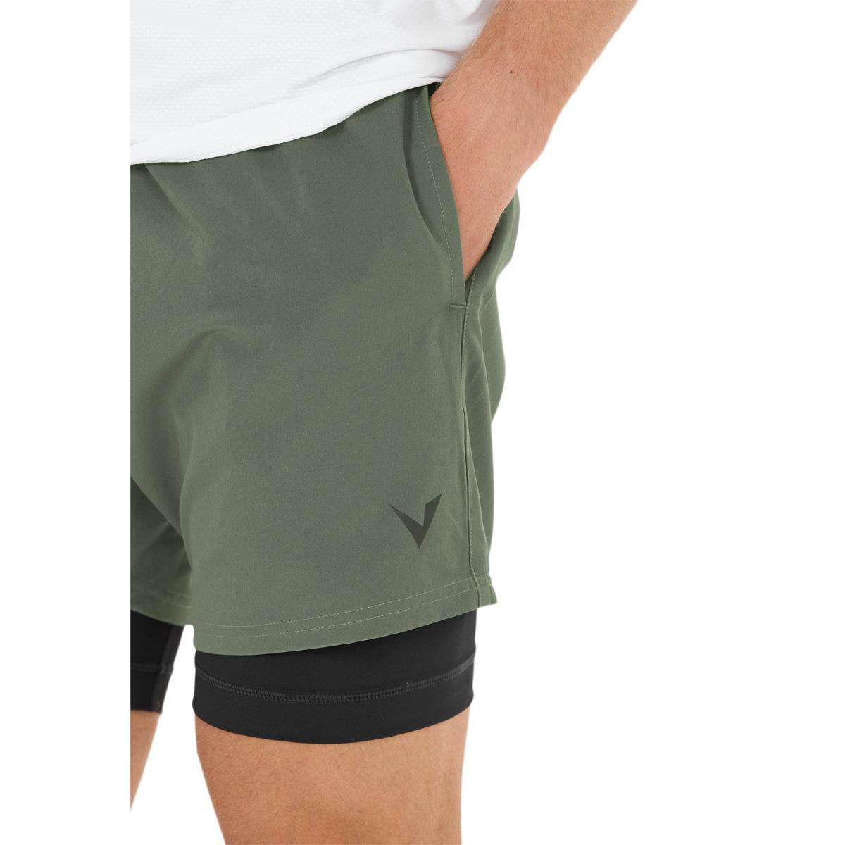 Virtus Zayne v2 2in1 Træningsshorts Herre Pine