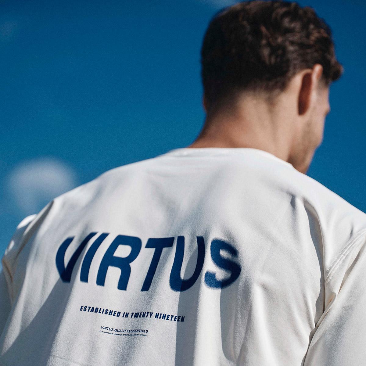Virtus Bama Graphic Trænings T-shirt Herre Egret