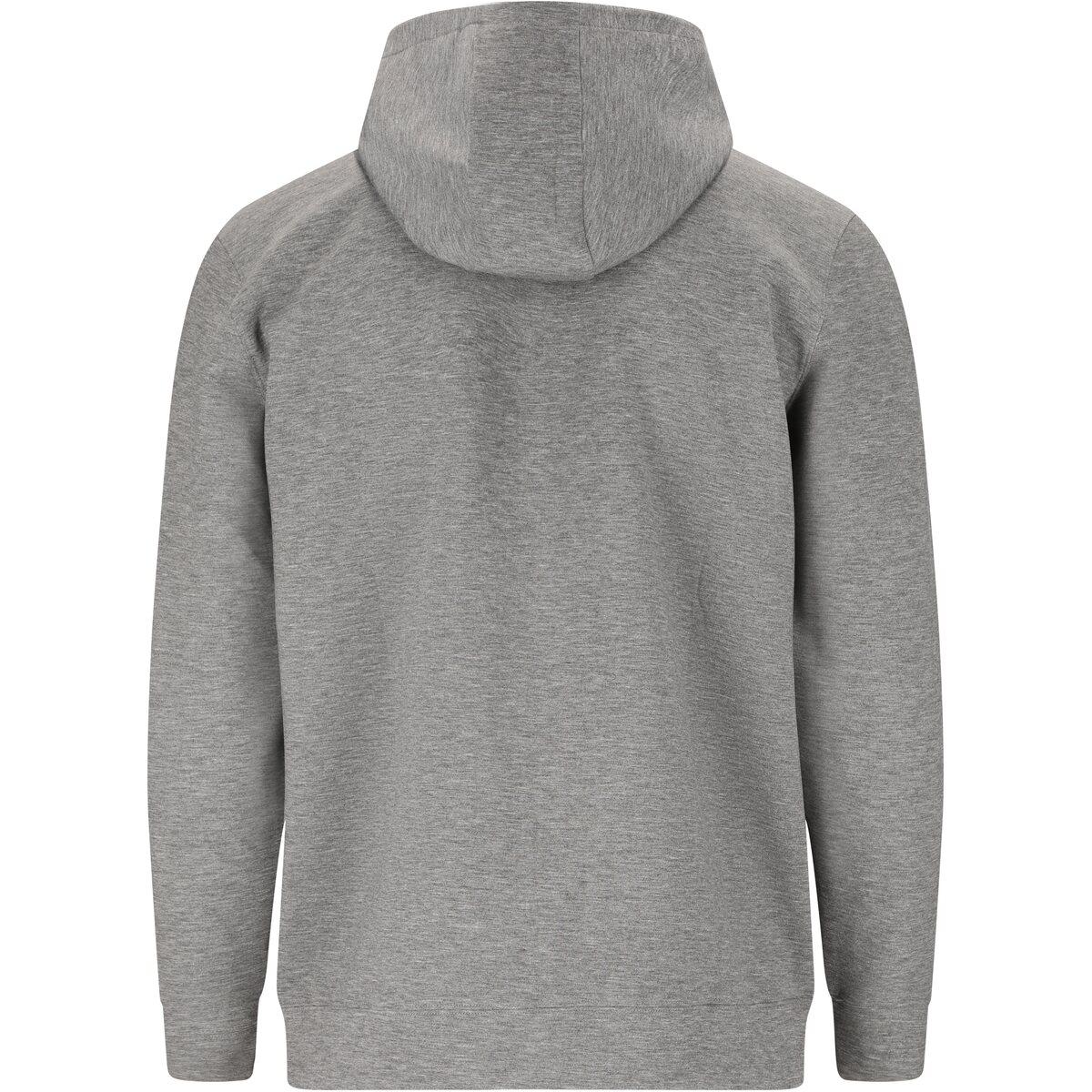 Virtus Taro v2 Technical Full Zip Hættetrøje Herre Mid Grey Melange