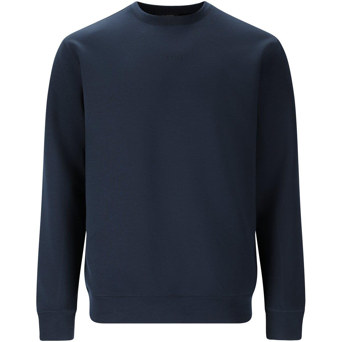 Virtus Taro Crew Neck Sweatshirt Herre Dark Sapphire