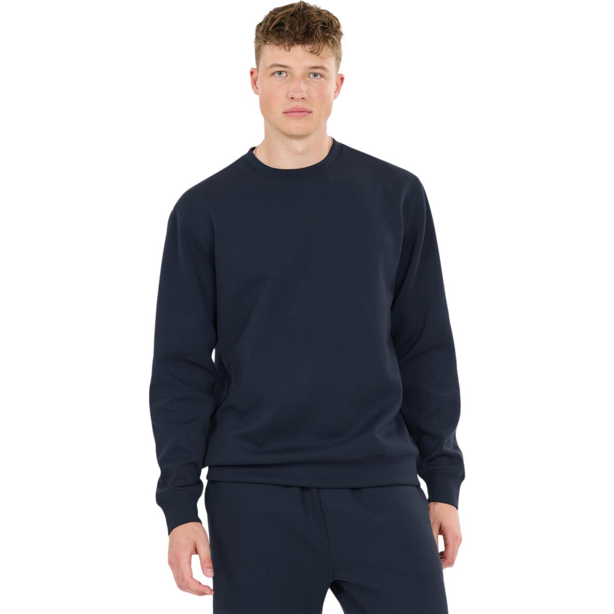 Virtus Taro Crew Neck Sweatshirt Herre Dark Sapphire