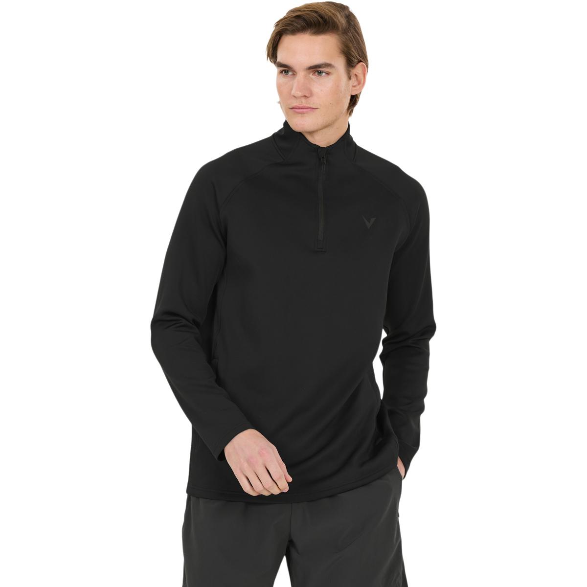 Virtus Josen Half Zip Midlayer Træningstrøje Herre Black