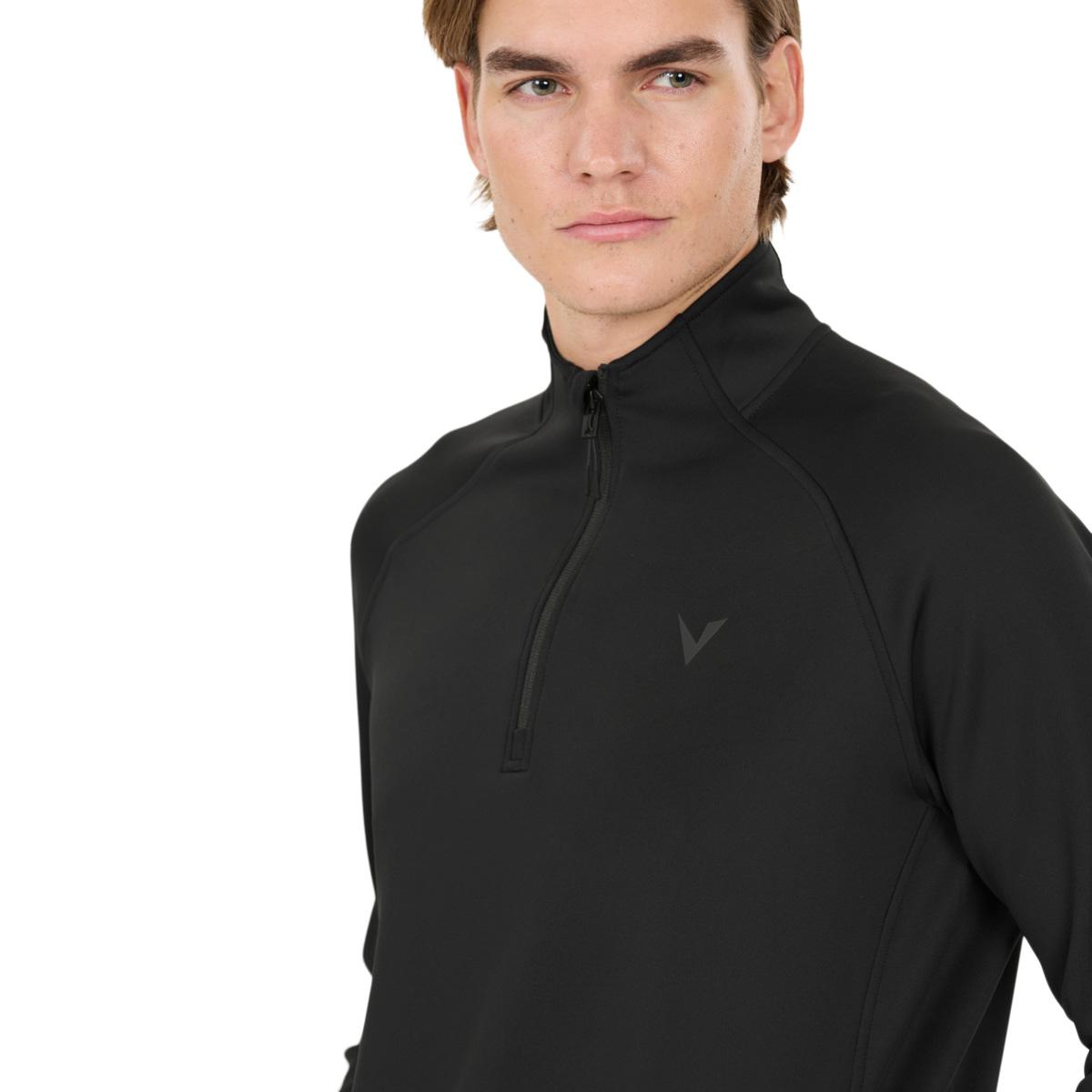 Virtus Josen Half Zip Midlayer Træningstrøje Herre Black