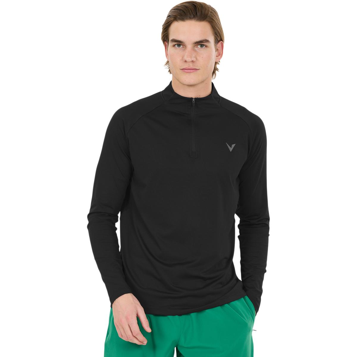 Virtus Ohioen Half Zip Midlayer Træningstrøje Herre Black