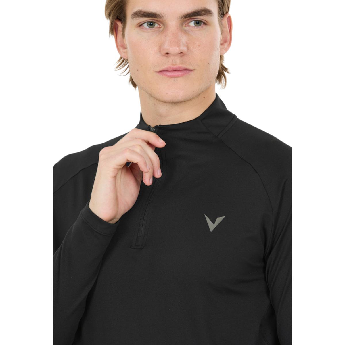 Virtus Ohioen Half Zip Midlayer Træningstrøje Herre Black