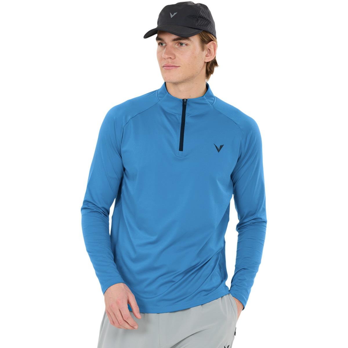 Virtus Ohioen Half Zip Midlayer Træningstrøje Herre Sea of Belize