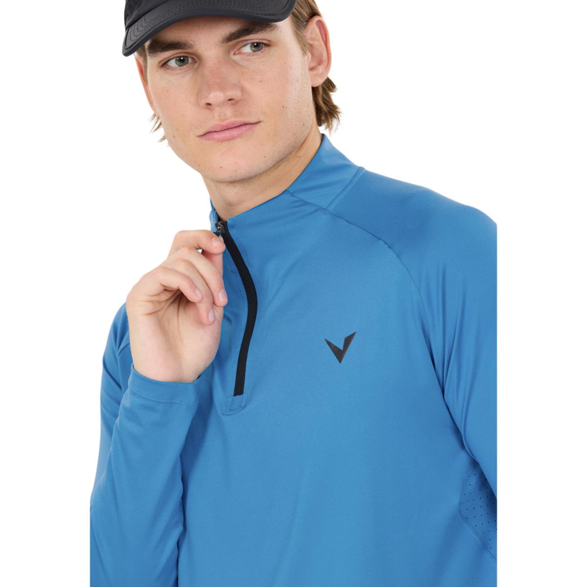 Virtus Ohioen Half Zip Midlayer Træningstrøje Herre Sea of Belize