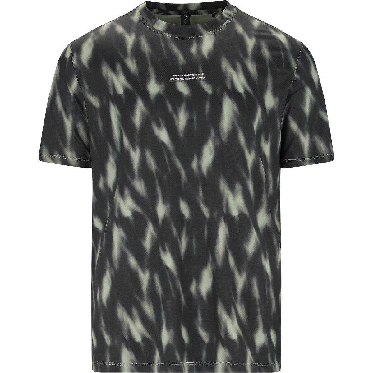 Virtus Altoni AOP Trænings T-shirt Herre Green Northern Lights