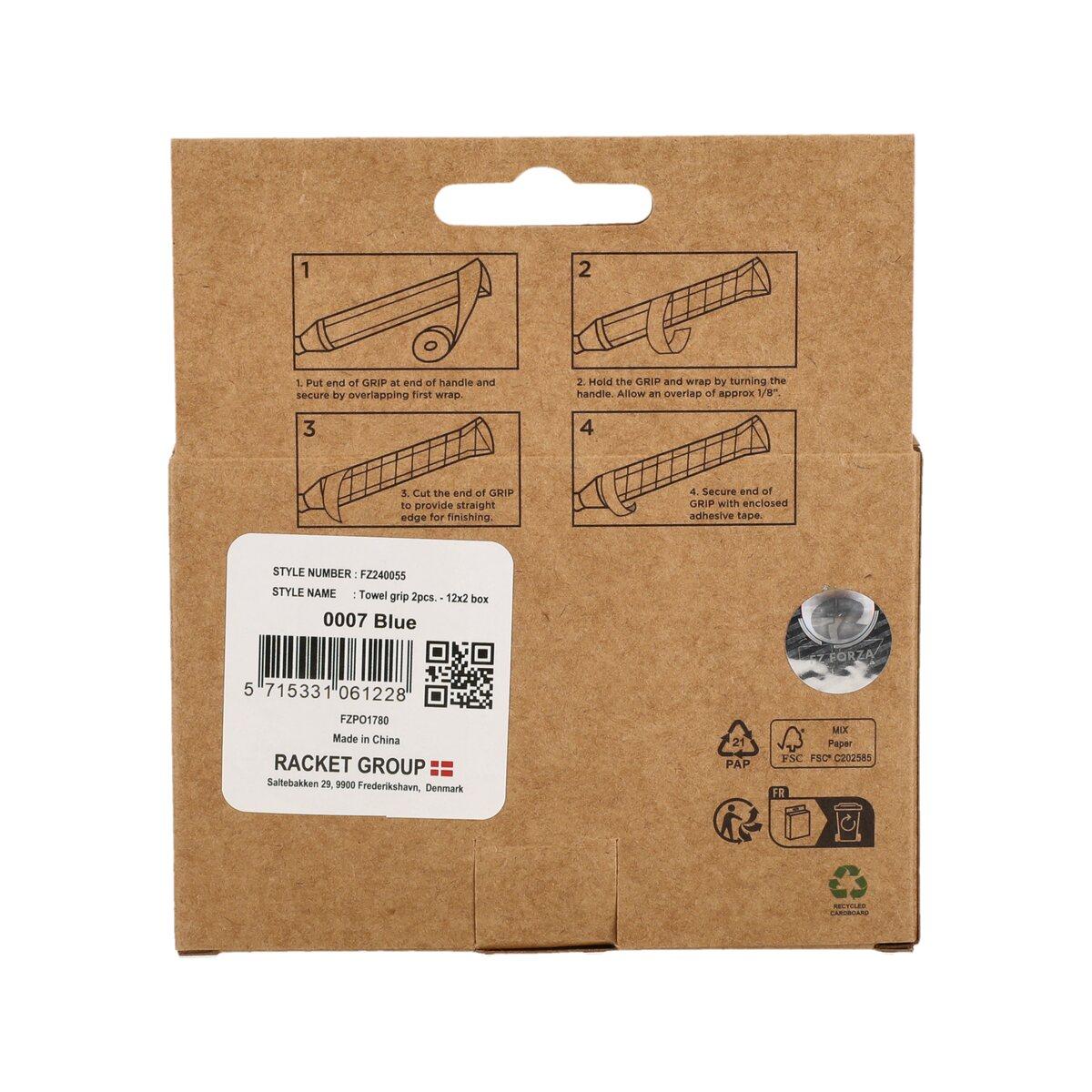 FZ FORZA Towel 2-Pack Ketchergrip Blue