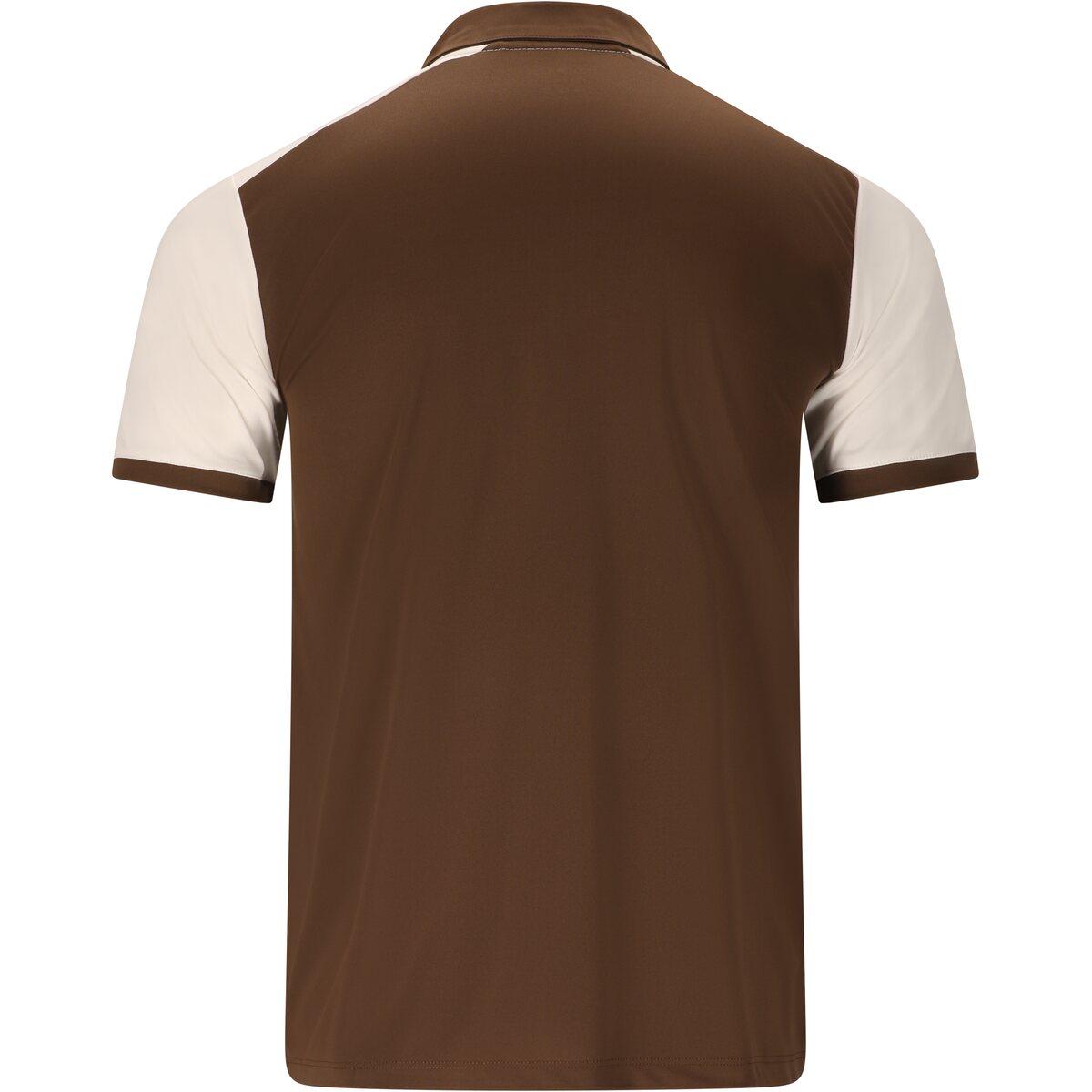 FZ FORZA PR2613 Badminton Polo T-skjorte Herre Dark Earth