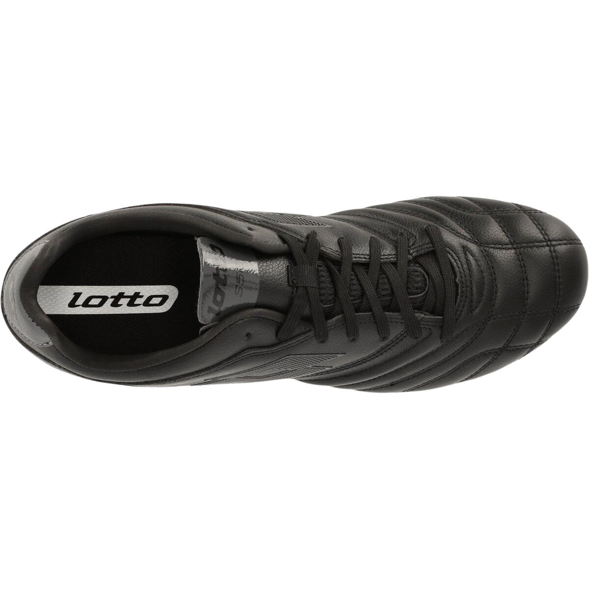 LOTTO Stadio 300 III FG Fodboldstøvler All Black/Asphalt
