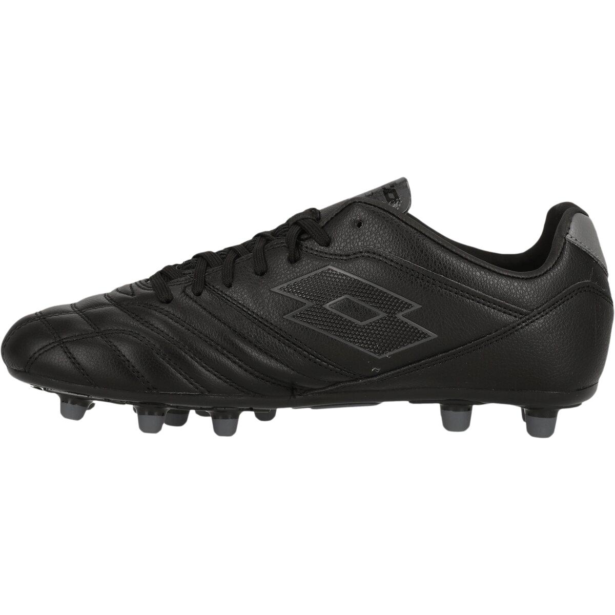LOTTO Stadio 300 III FG Fodboldstøvler All Black/Asphalt