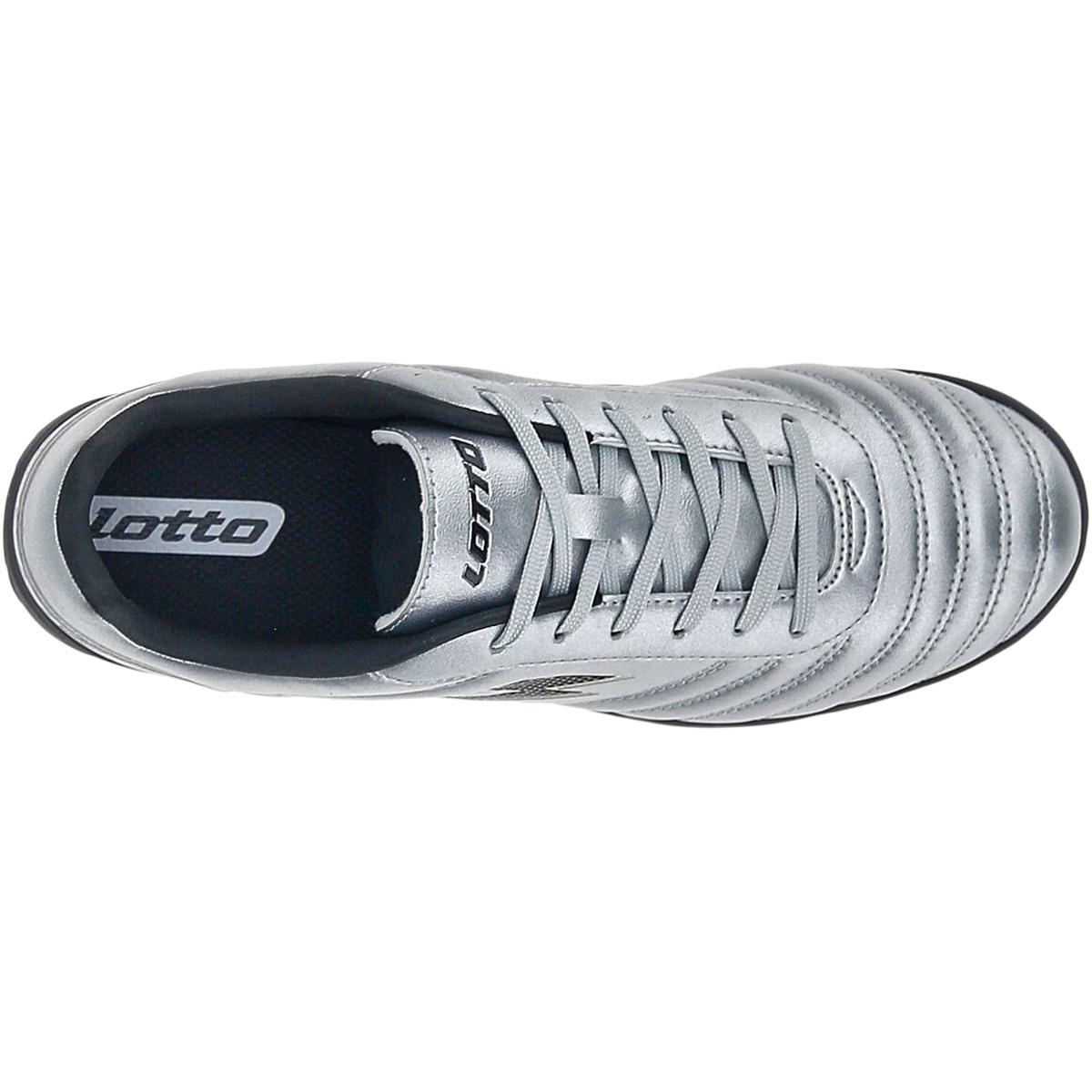 LOTTO Milano 700 IN Fodboldsko Silver Metal 2/All Black/Acaci