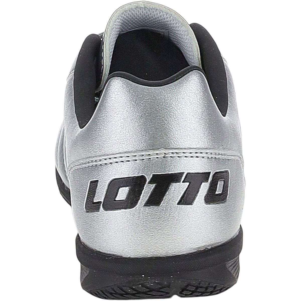 LOTTO Milano 700 IN Fodboldsko Silver Metal 2/All Black/Acaci