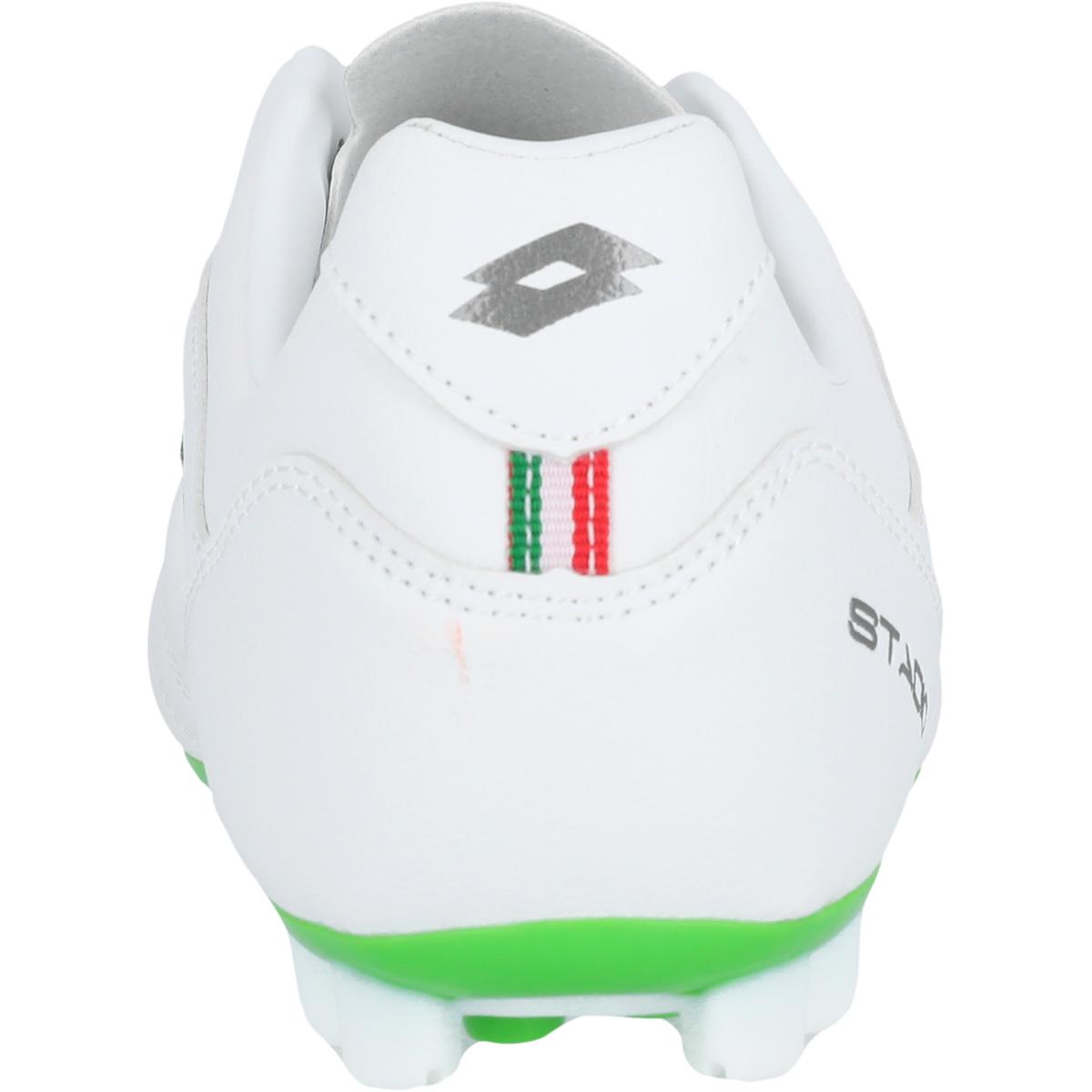 LOTTO Stadio 300 III AG Fodboldstøvler All White/Spring Green