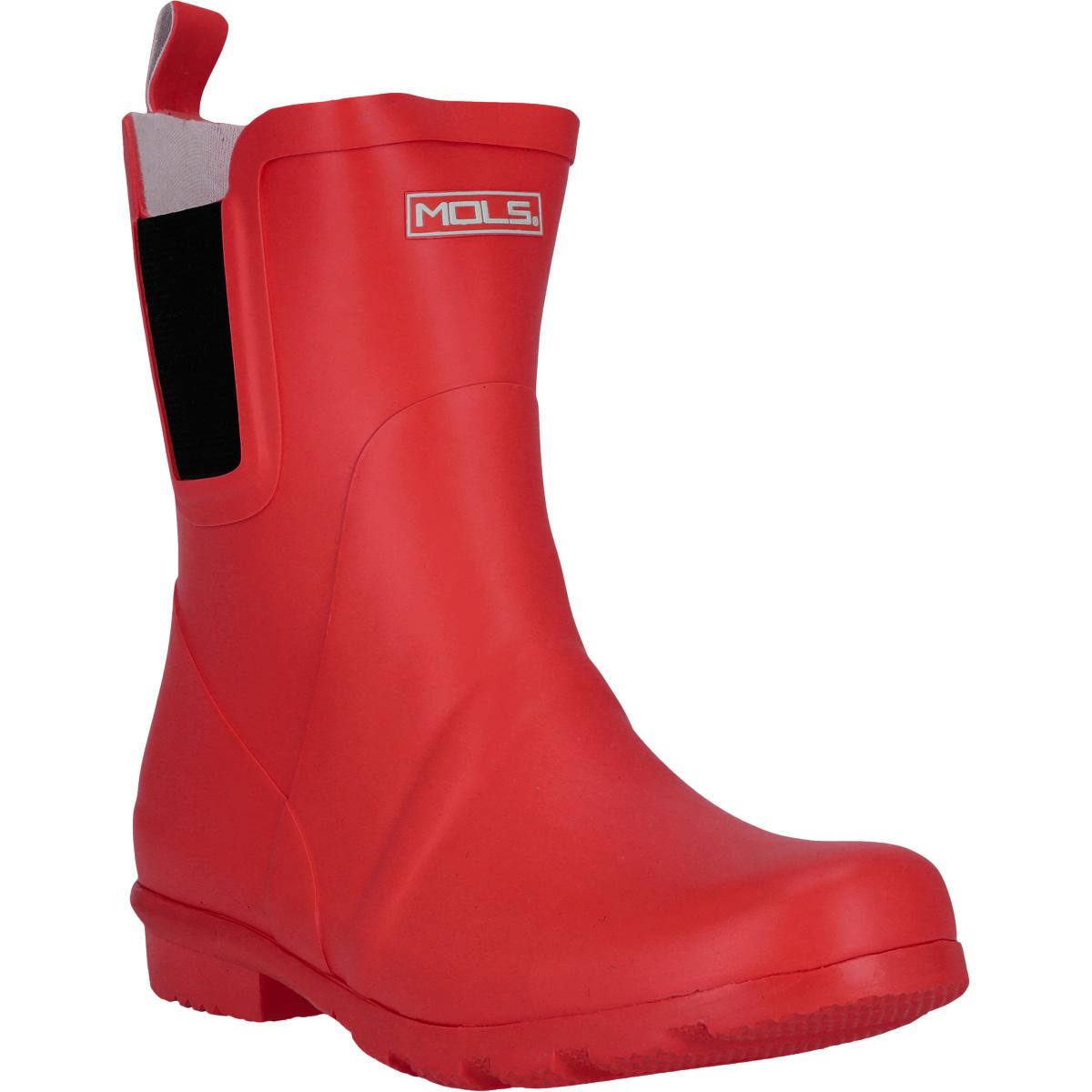 Mols Suburbs Gummistøvler Dame Haute Red