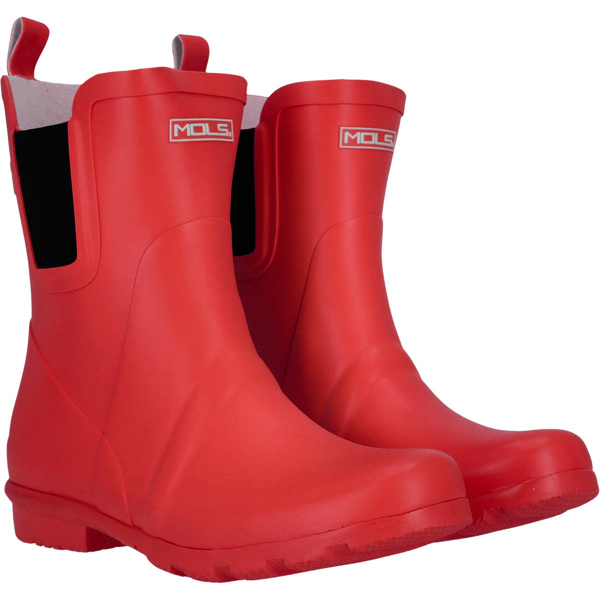 Mols Suburbs Gummistøvler Dame Haute Red