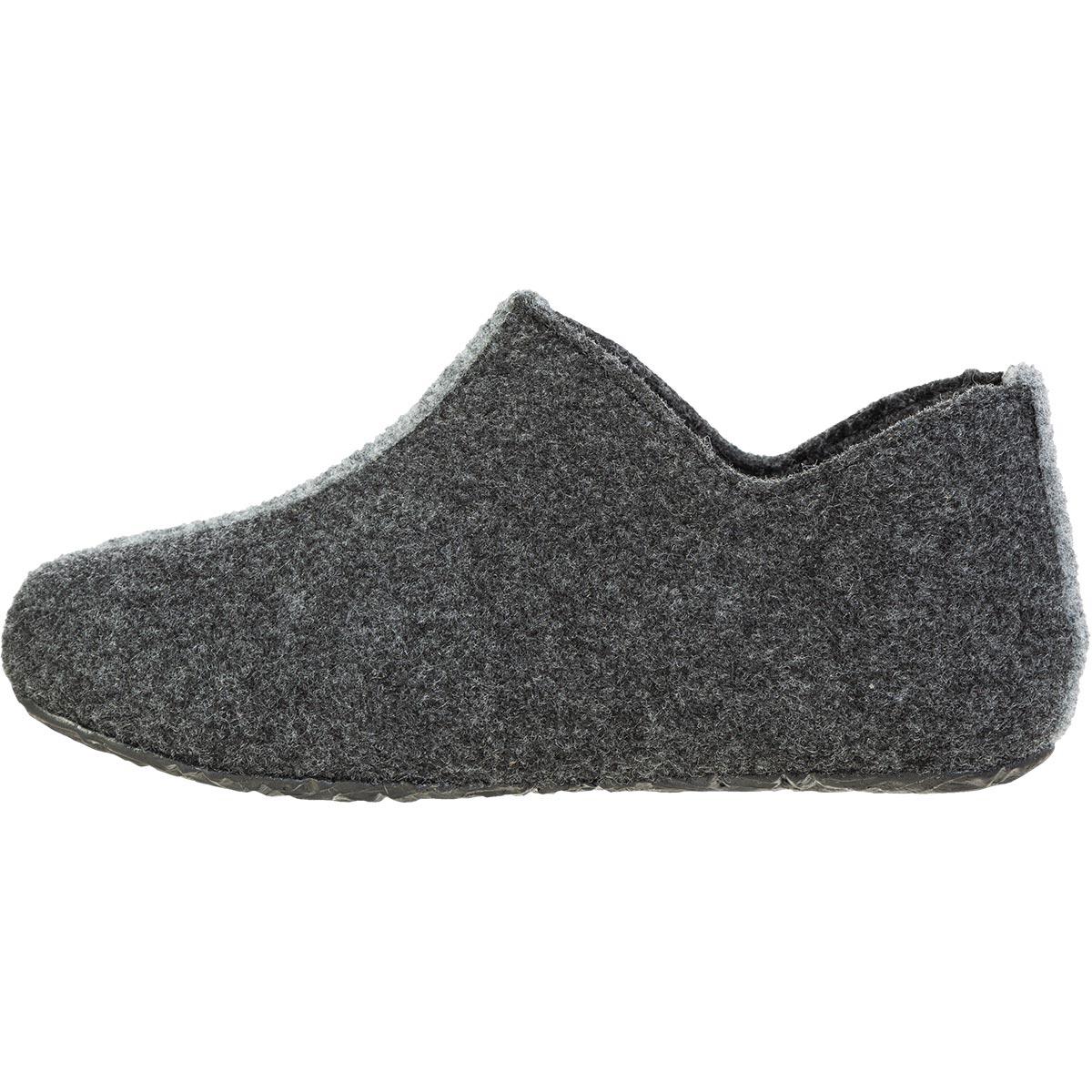 Mols Shima Filt Tøfler Barn Dark Grey Melange
