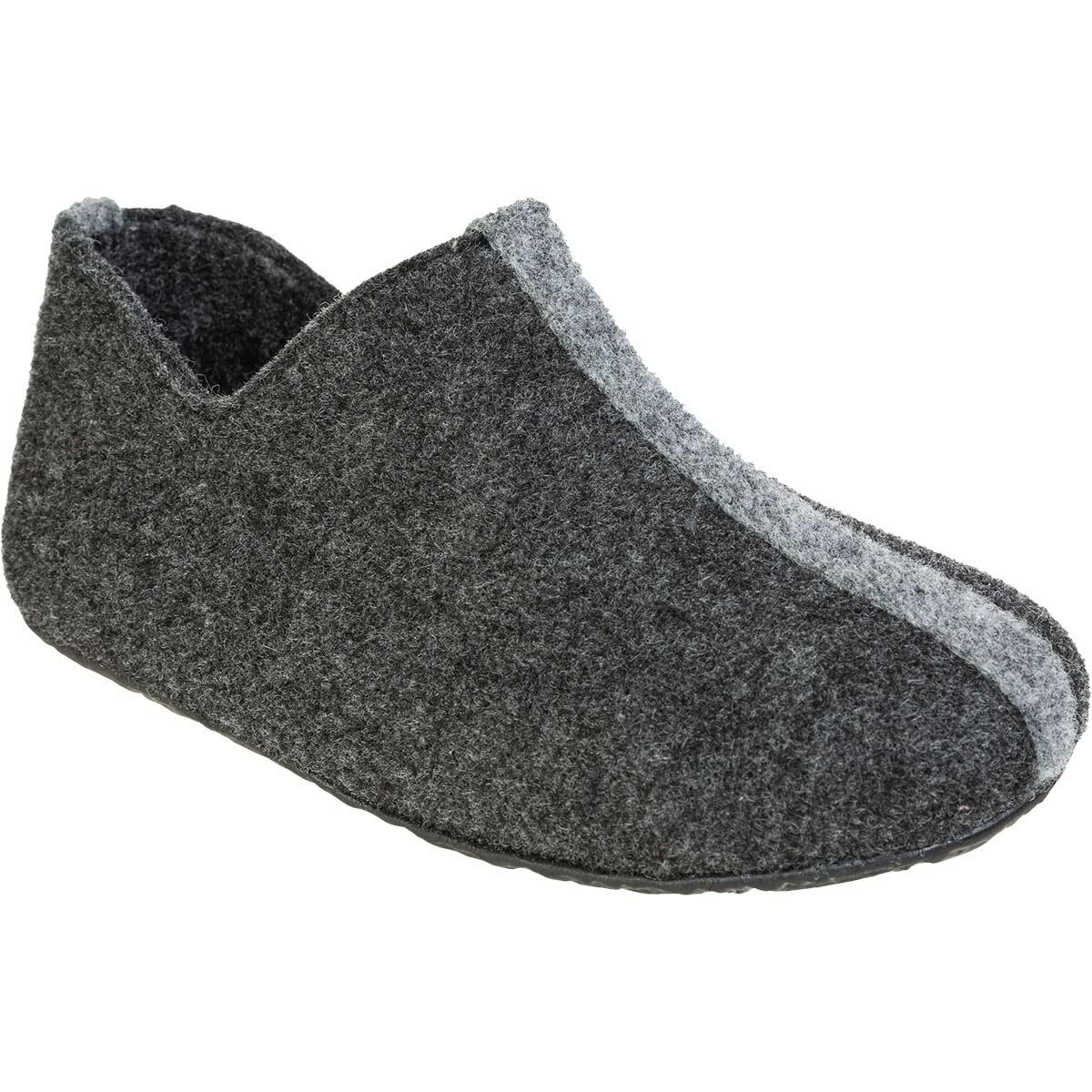 Mols Shima Filt Tøfler Barn Dark Grey Melange