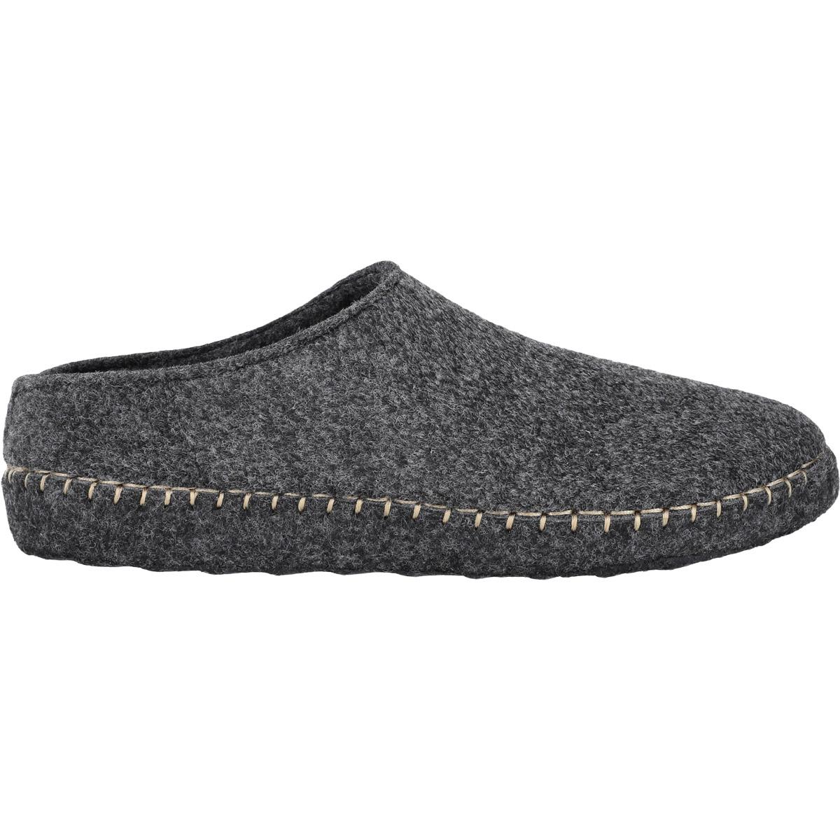 Mols Sinaka Filt Tøfler Dark Grey Melange