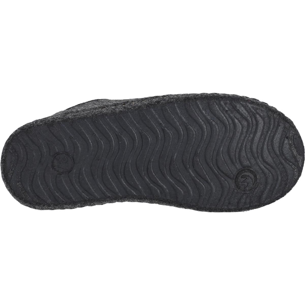 Mols Sinaka Filt Tøfler Dark Grey Melange