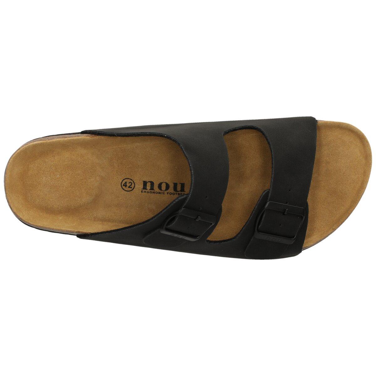 NOU Shawnee Korksandaler Herre Black Mat