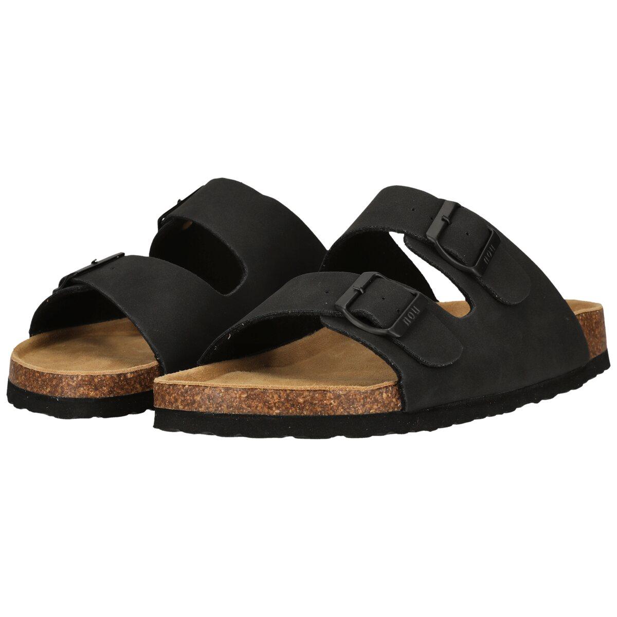 NOU Shawnee Korksandaler Herre Black Mat