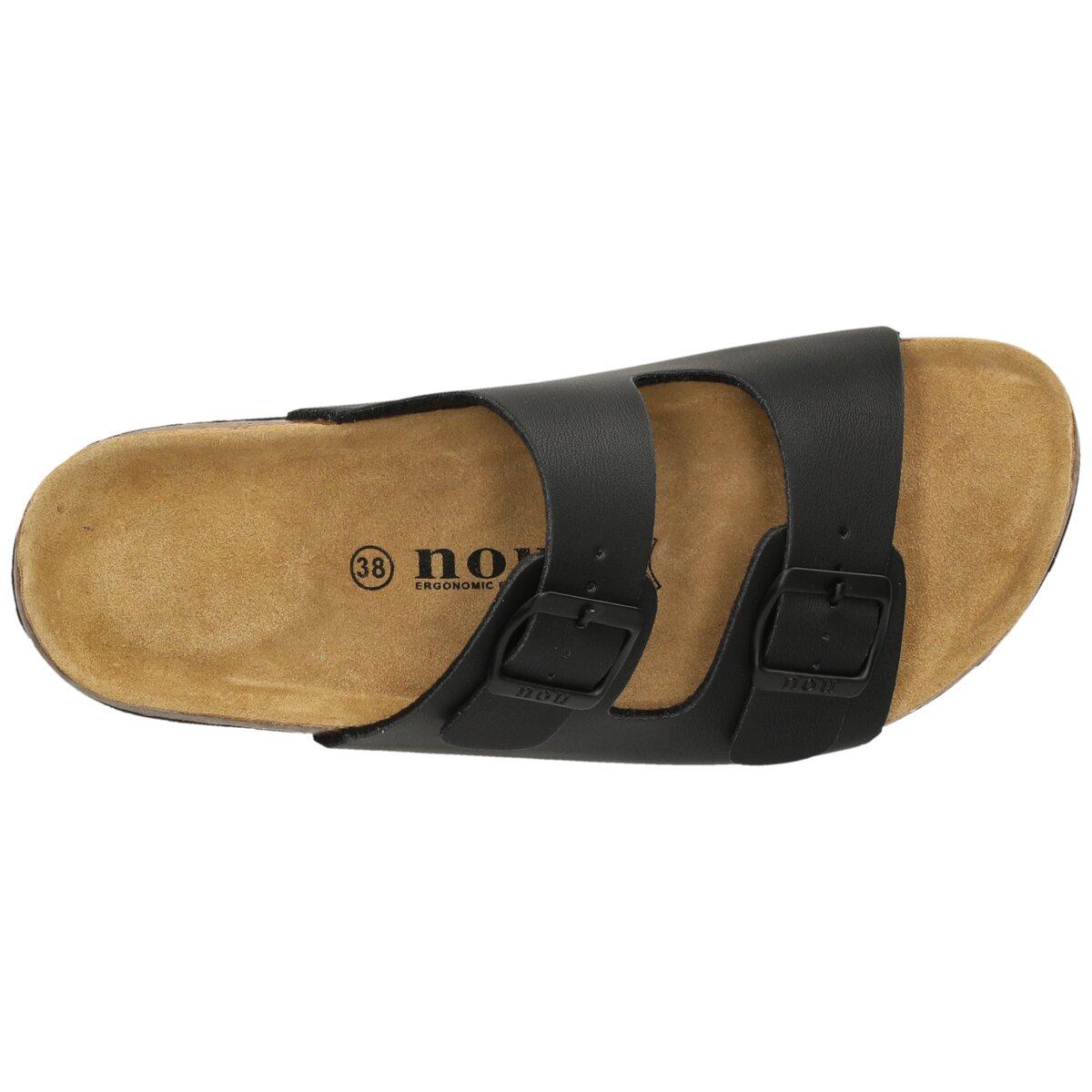 NOU Whitehill Korksandaler Dame Black Mat