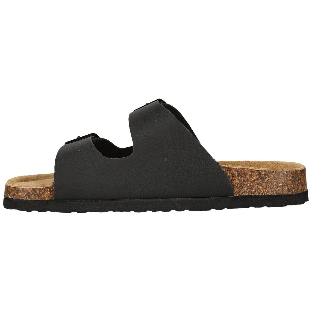 NOU Whitehill Korksandaler Dame Black Mat