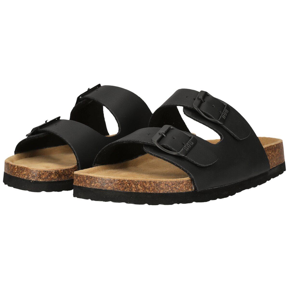 NOU Whitehill Korksandaler Dame Black Mat