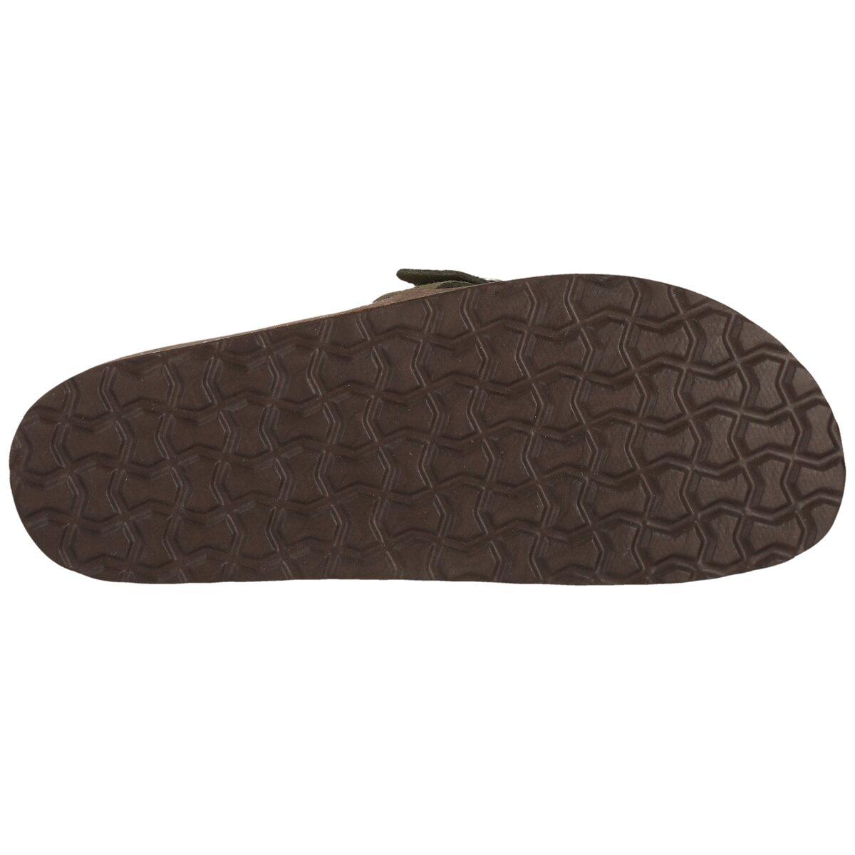 NOU Emilian Leather Kork Mokkasiner Dame Olivine
