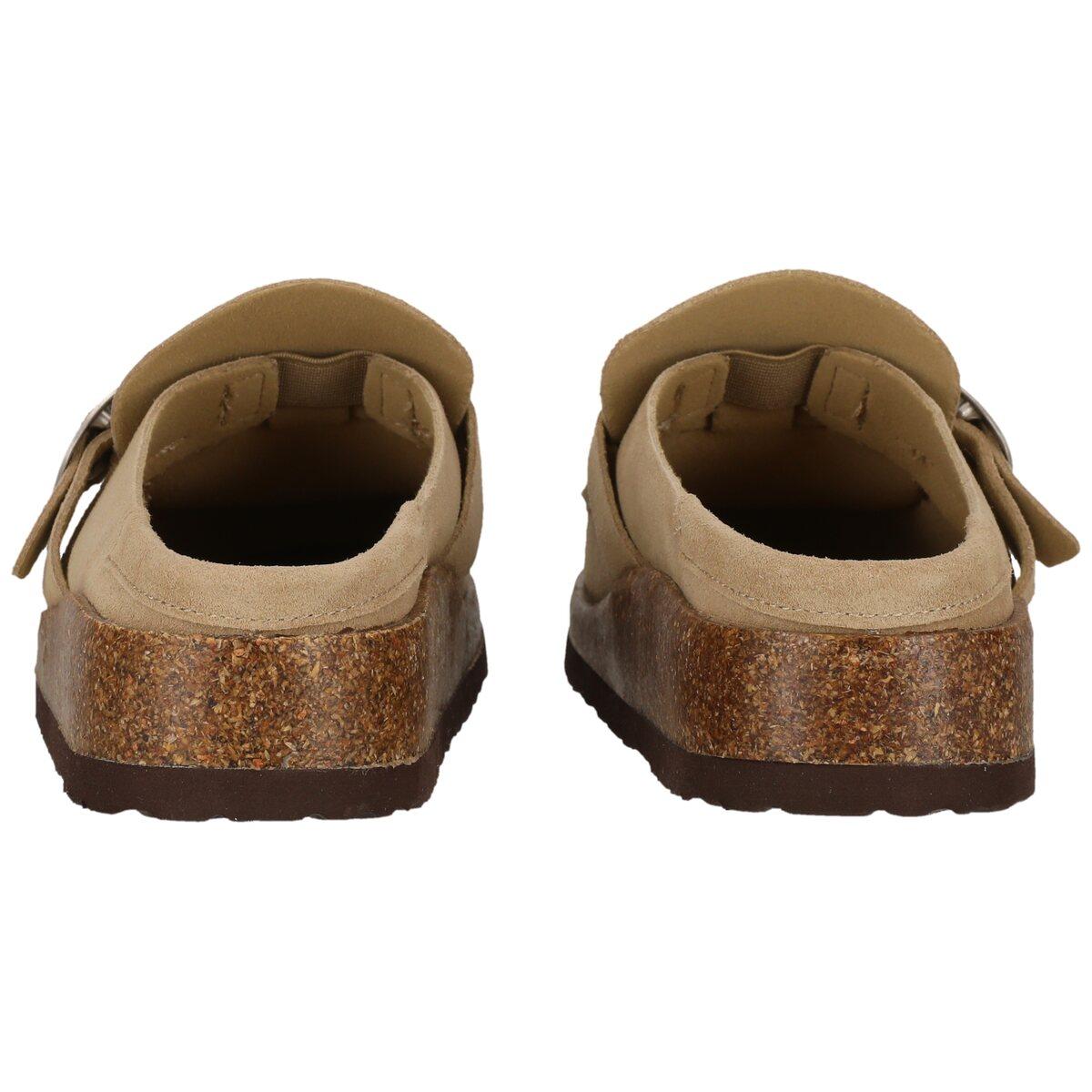 NOU Emilian Leather Kork Mokkasiner Dame Timber Wolf
