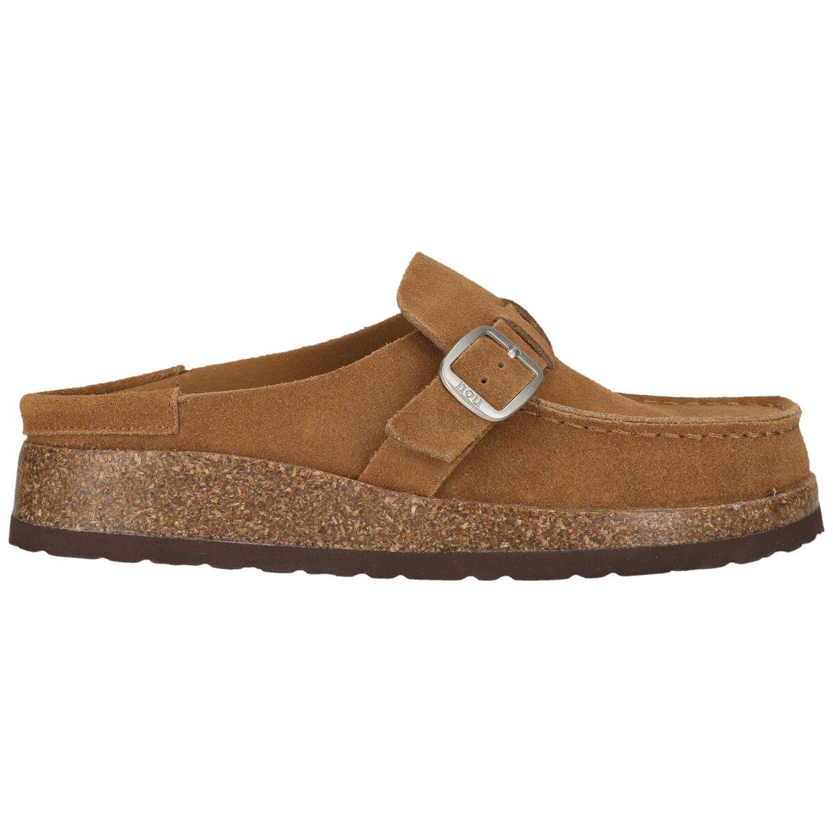NOU Emilian Leather Kork Mokkasiner Dame Toffee