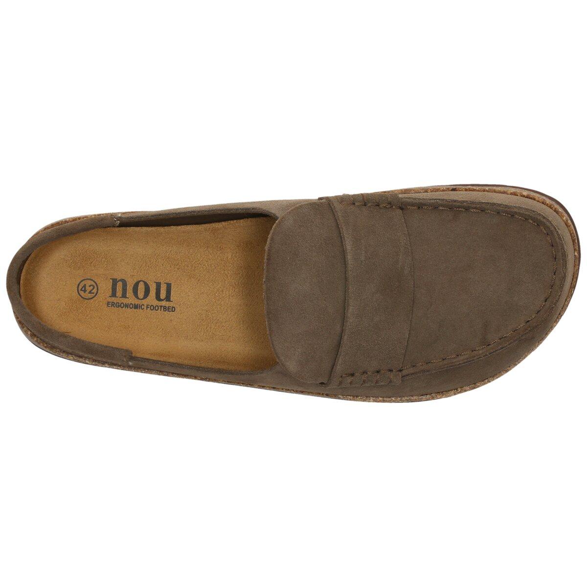 NOU Emilio Leather Kork Mokkasiner Herre Caribou