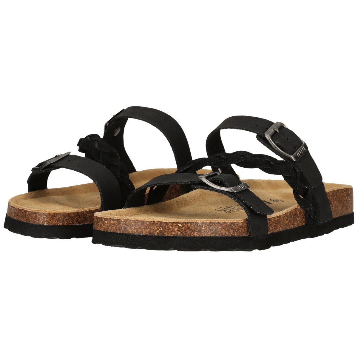 NOU Priego Korksandaler Dame Black