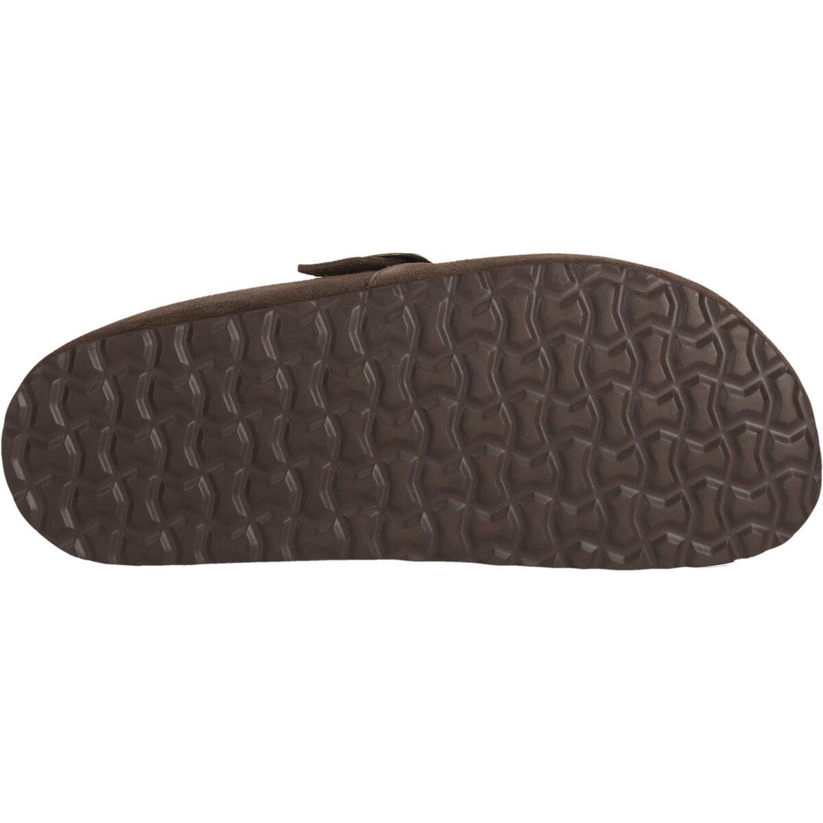 NOU Sama Warm Leather Kork Clogs Dame Caribou