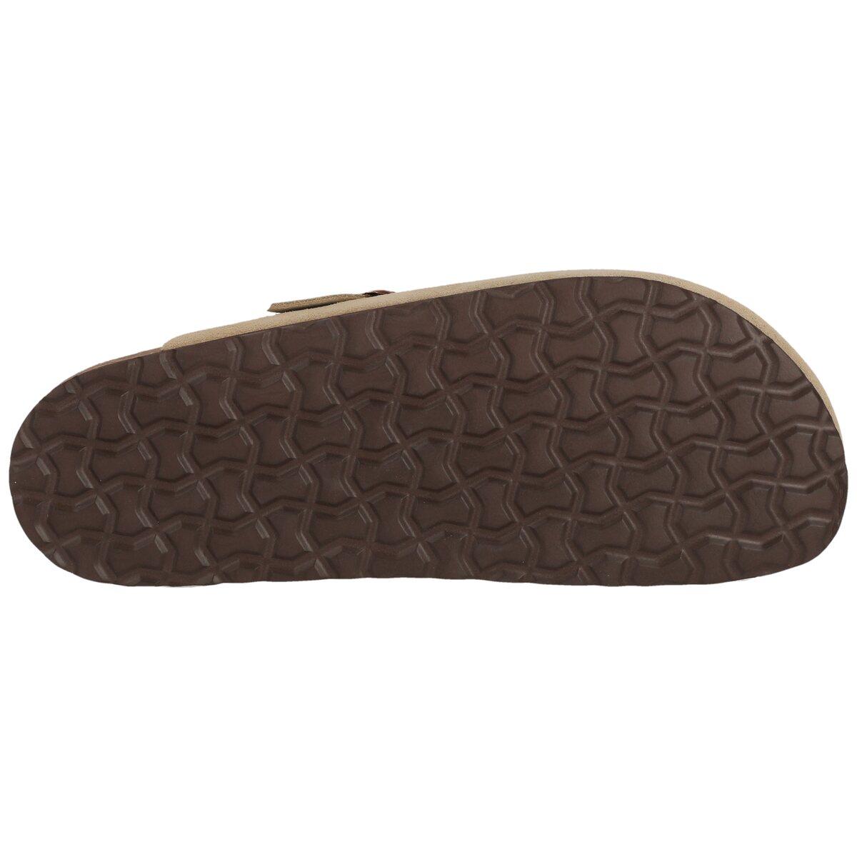 NOU Corwin Leather Kork Clogs Dame Timber Wolf