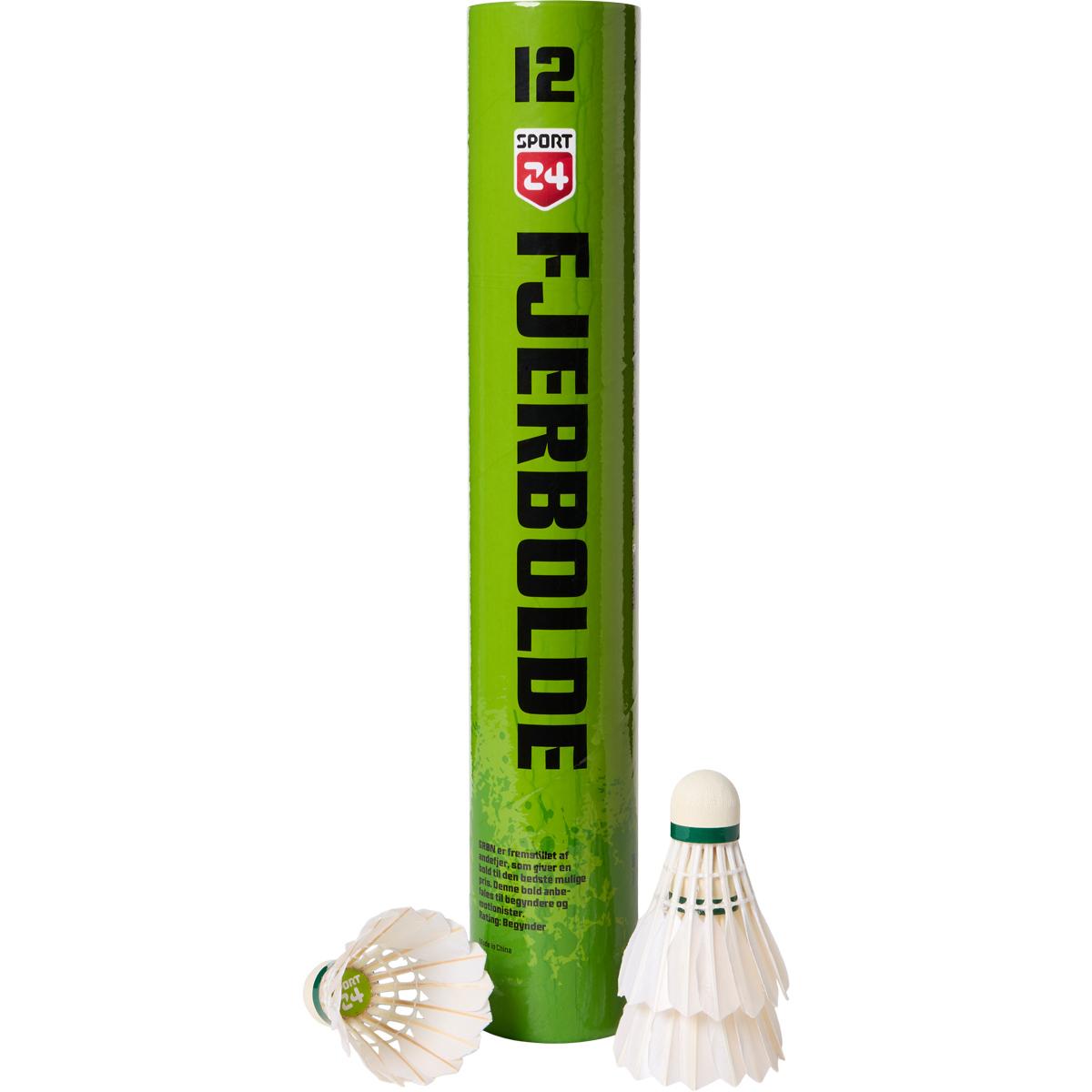 SPORT 24 Green Fjerbolde xxxx Shuttlecock