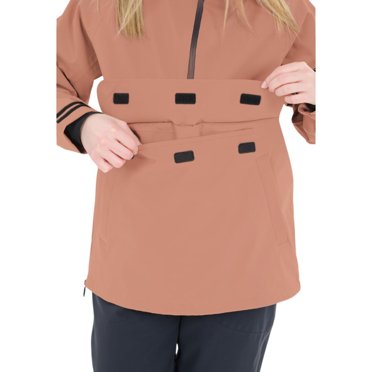 SLOPE Ruki Skianorakk Dame Cognac