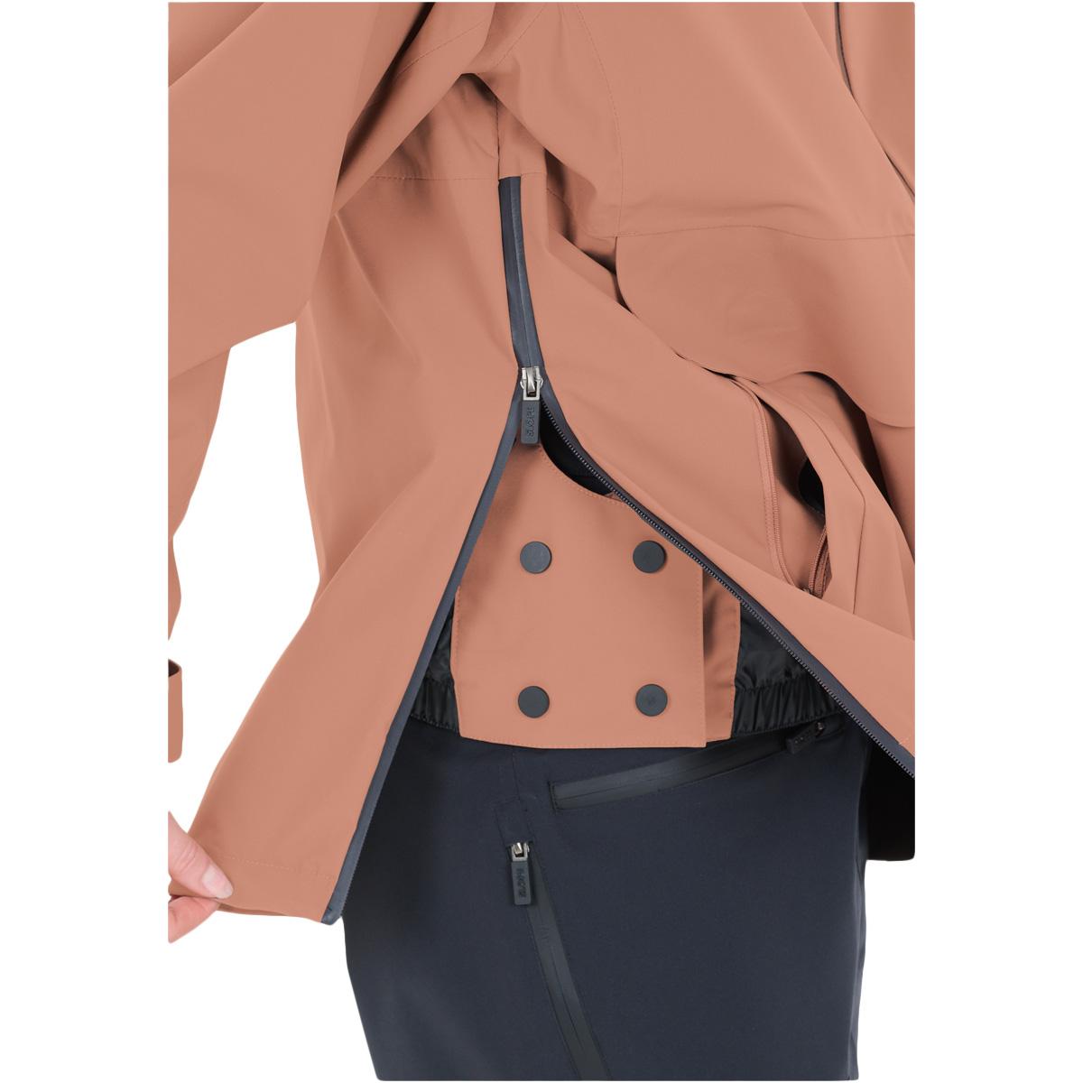 SLOPE Ruki Skianorakk Dame Cognac