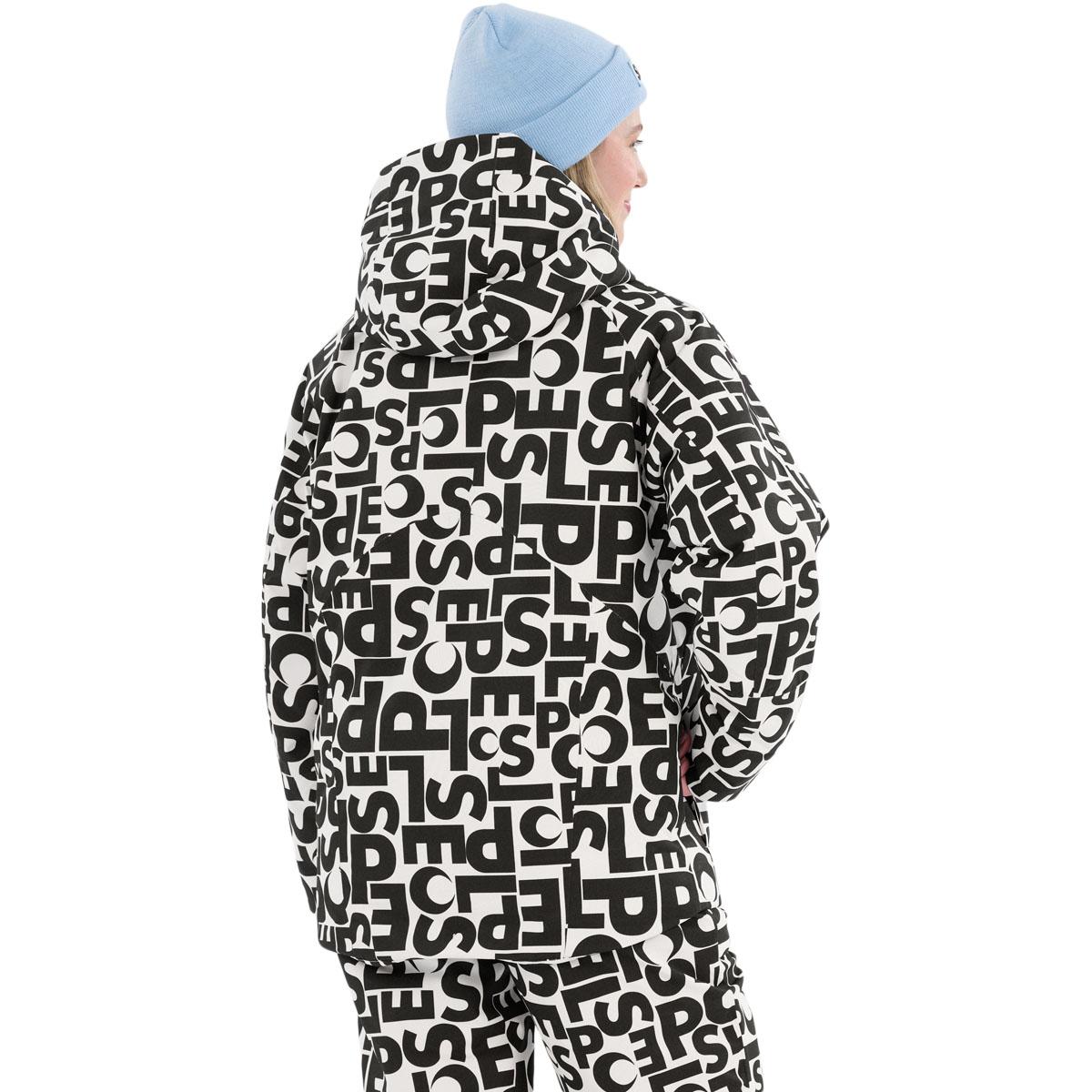 SLOPE Kenai AOP Skijakke Dame White