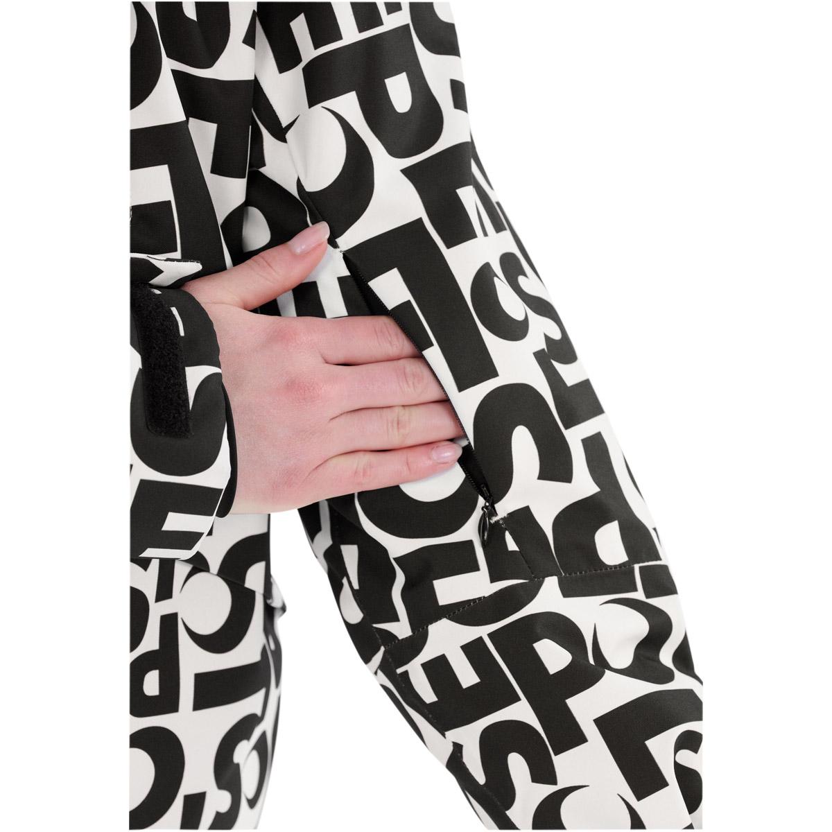 SLOPE Kenai AOP Skijakke Dame White