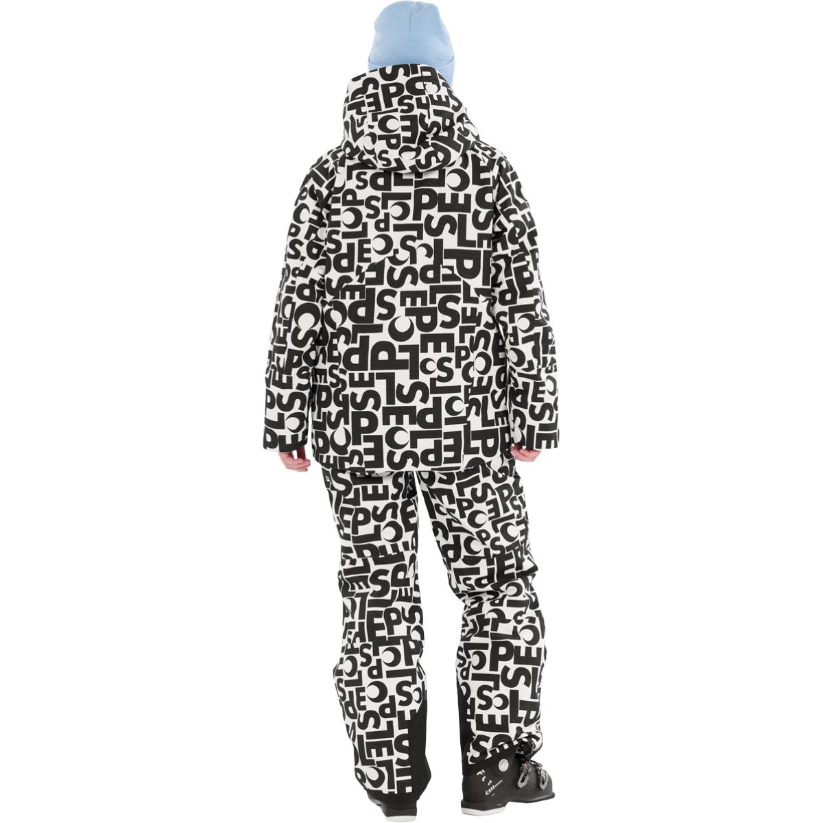 SLOPE Kenai AOP Skijakke Dame White