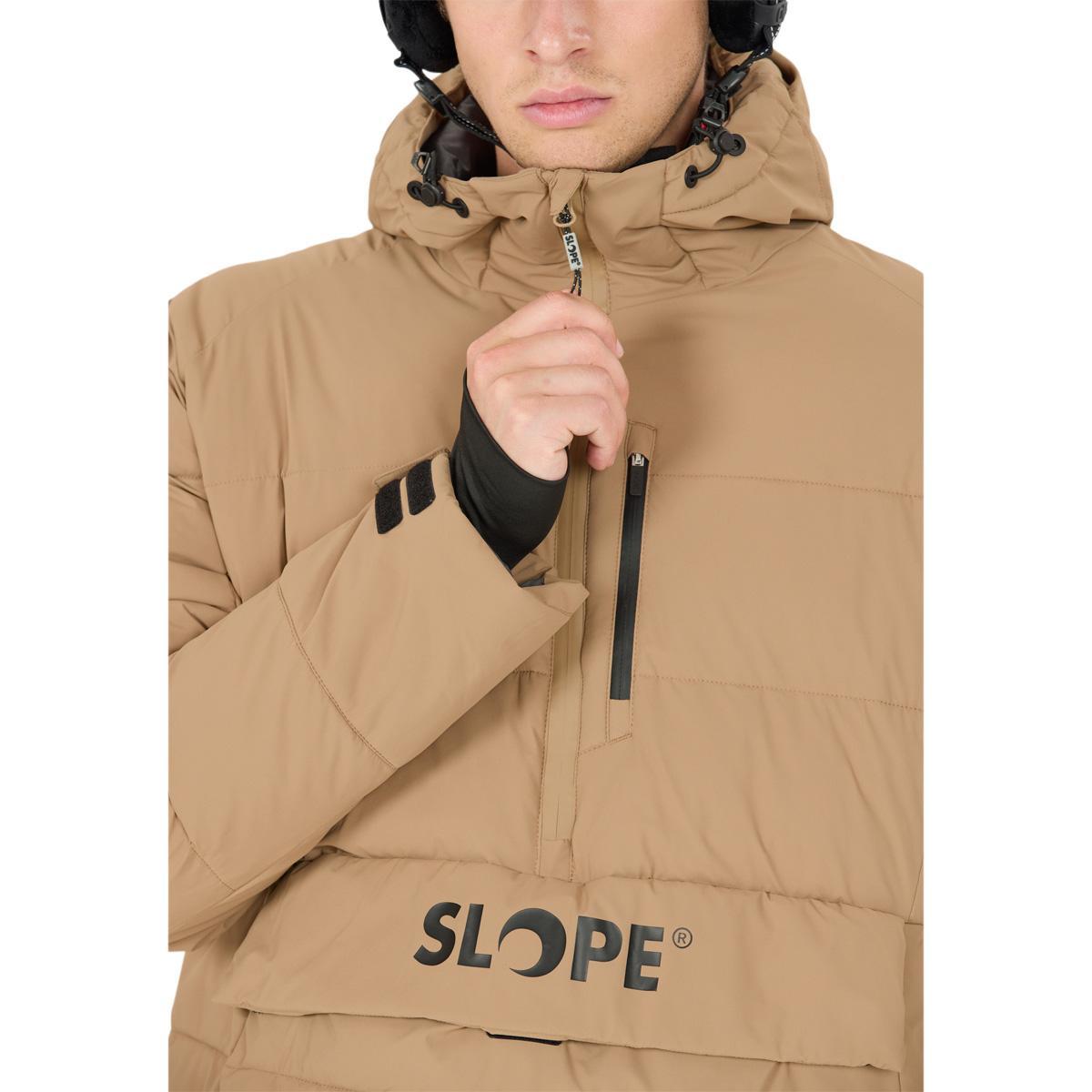 SLOPE Thumper Anorak Herre Petrified Oak